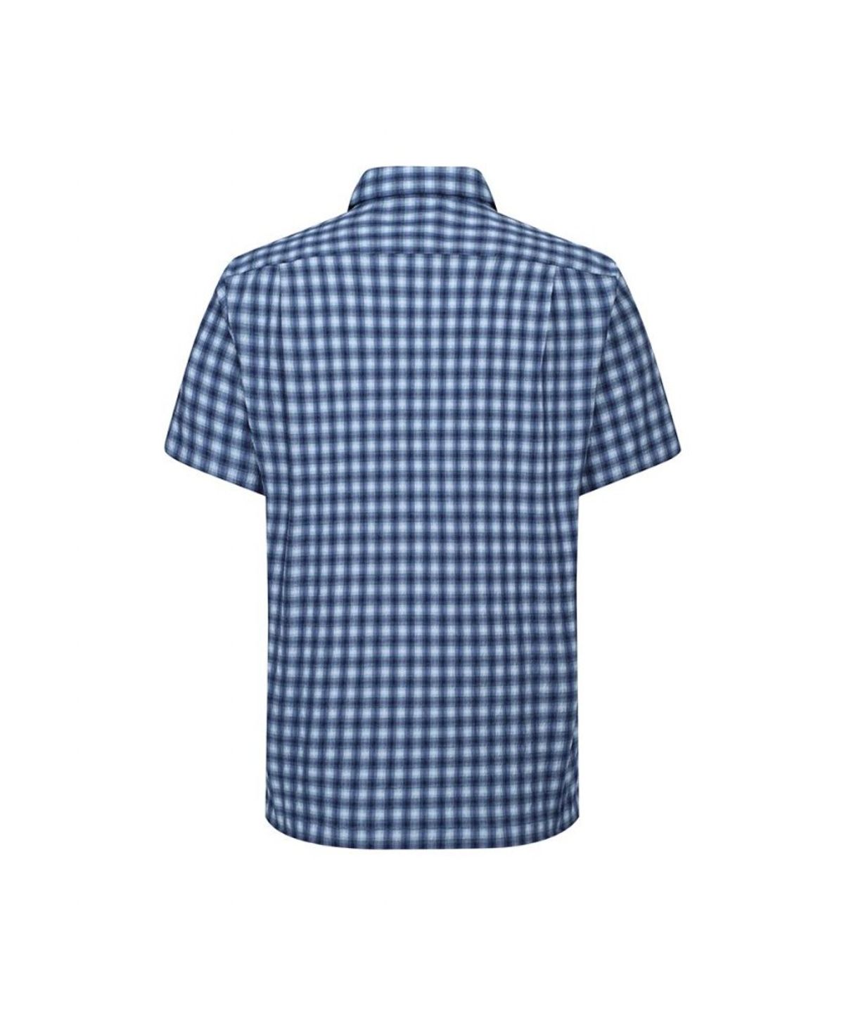 닥스셔츠(DAKS SHIRTS) 린넨혼방 이지케어 스몰체크 스트레치 반팔셔츠_DLS1SHCS104N1
