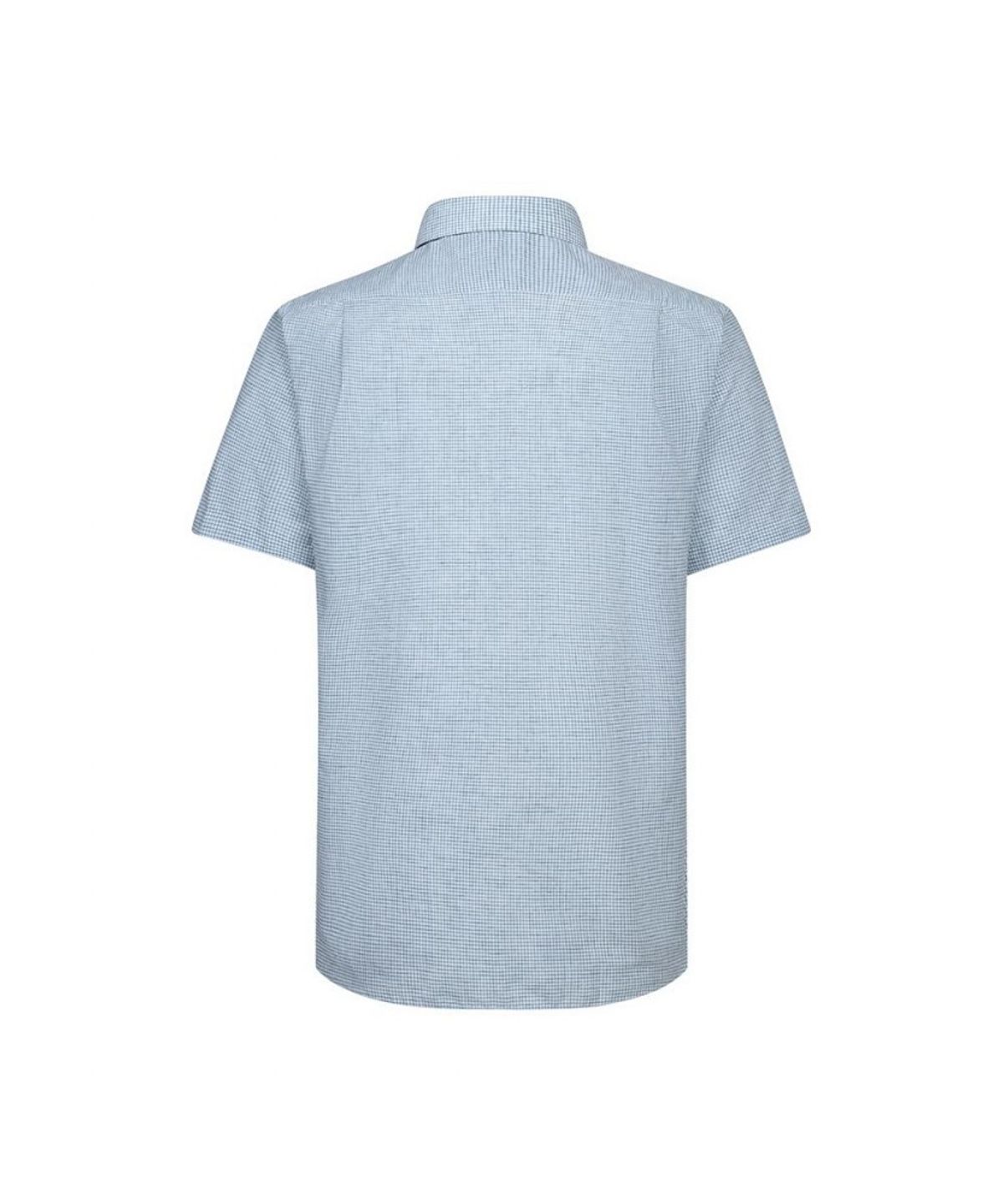 닥스셔츠(DAKS SHIRTS) 린넨혼방 반팔셔츠 레귤러핏 그린_DLS2SHDS122E1