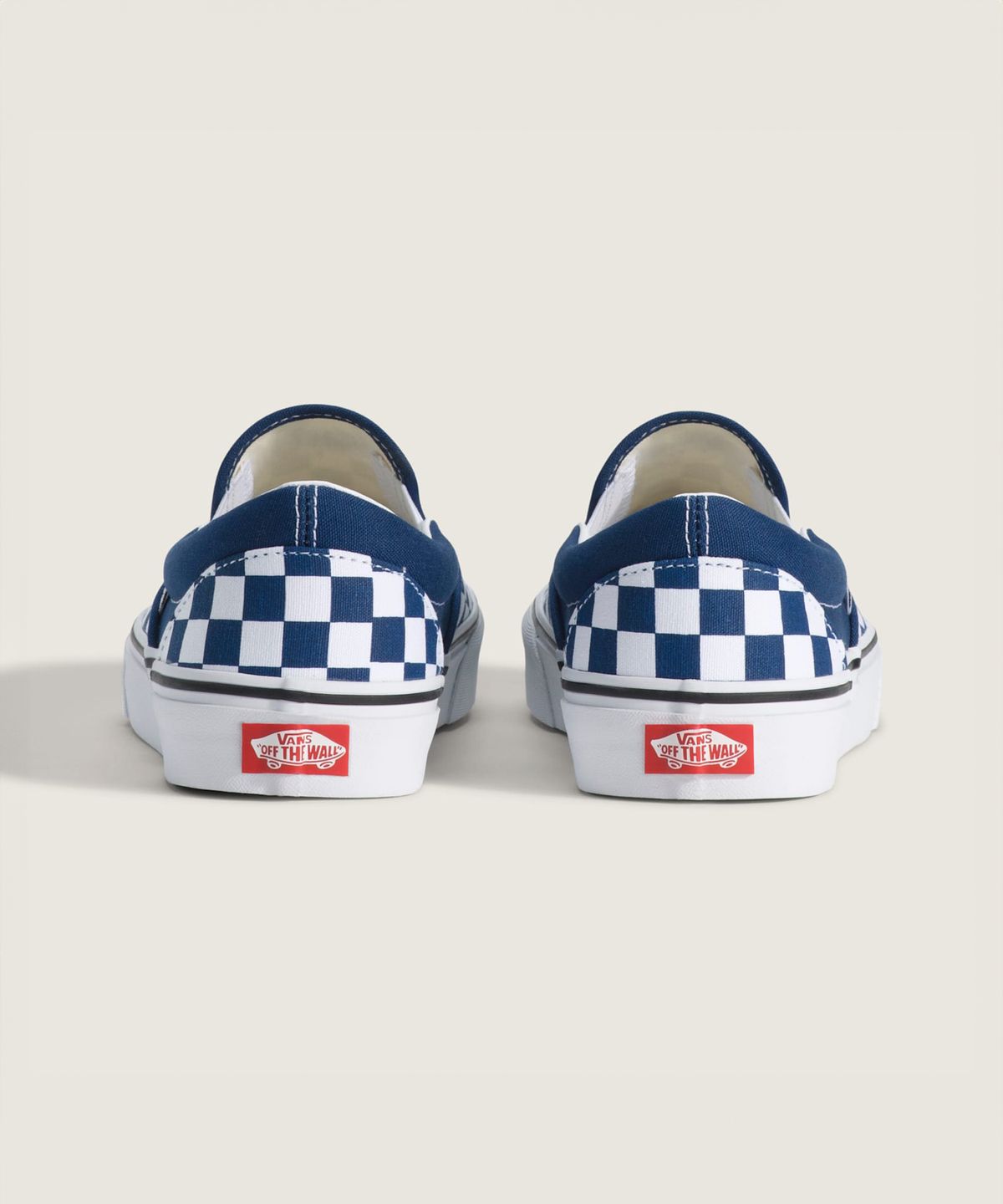 반스(VANS) 클래식 슬립온 - (컬러 띠어리) 체커보드 딥 인디고 / VN000DAHFOB1