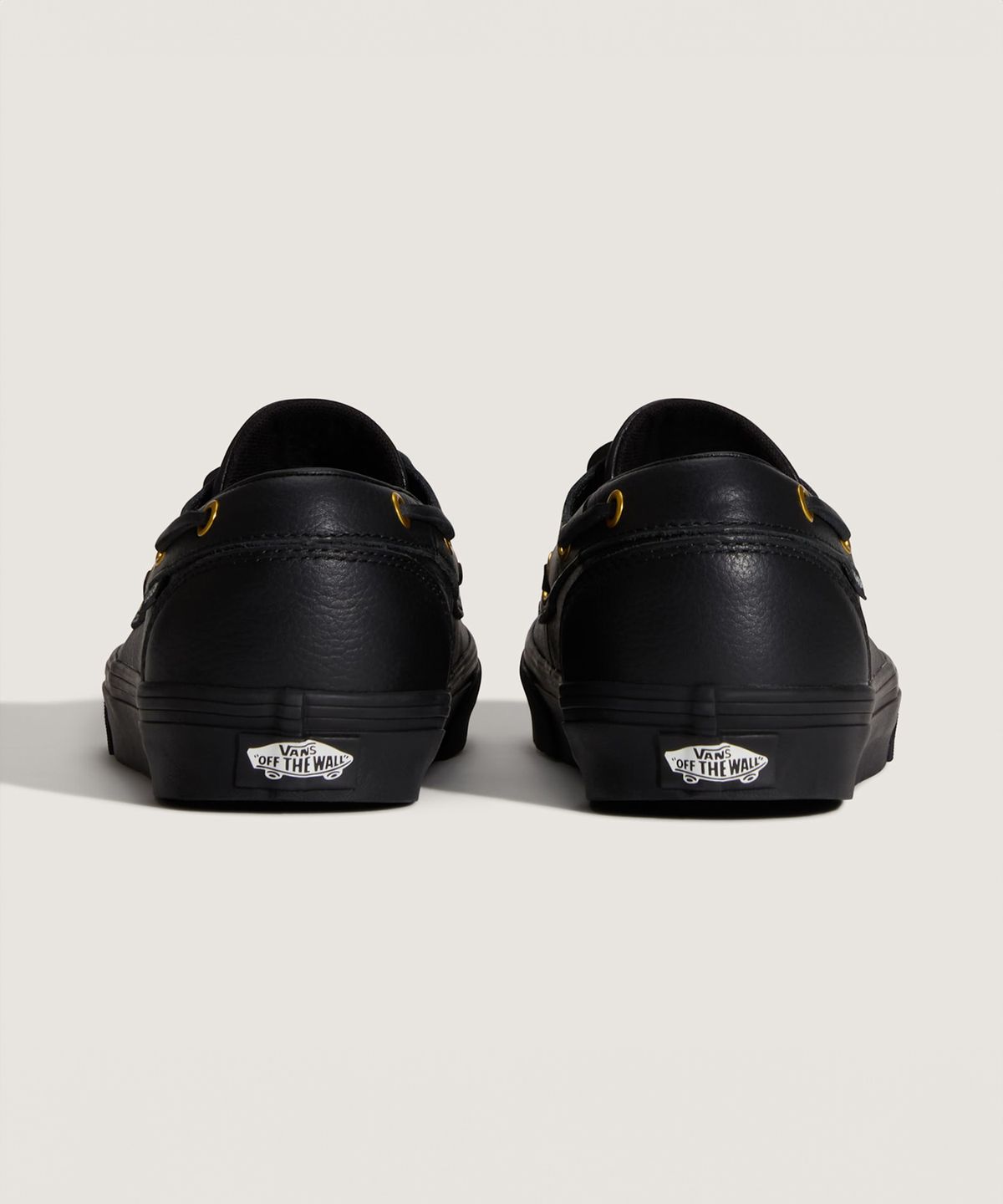 반스(VANS) 2-아일렛 보트 슈즈 - (레더) 블랙 / VN000Z11CJK1