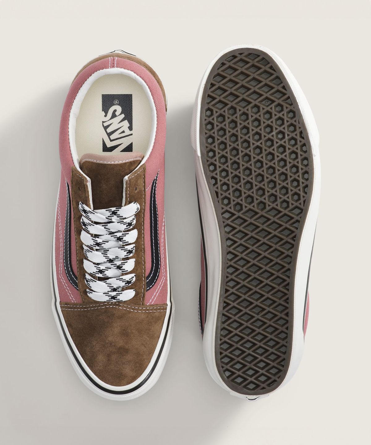 반스(VANS) 프리미엄 올드스쿨 LX - 말리부 브라운:핑크 / VN000D9JRPK1