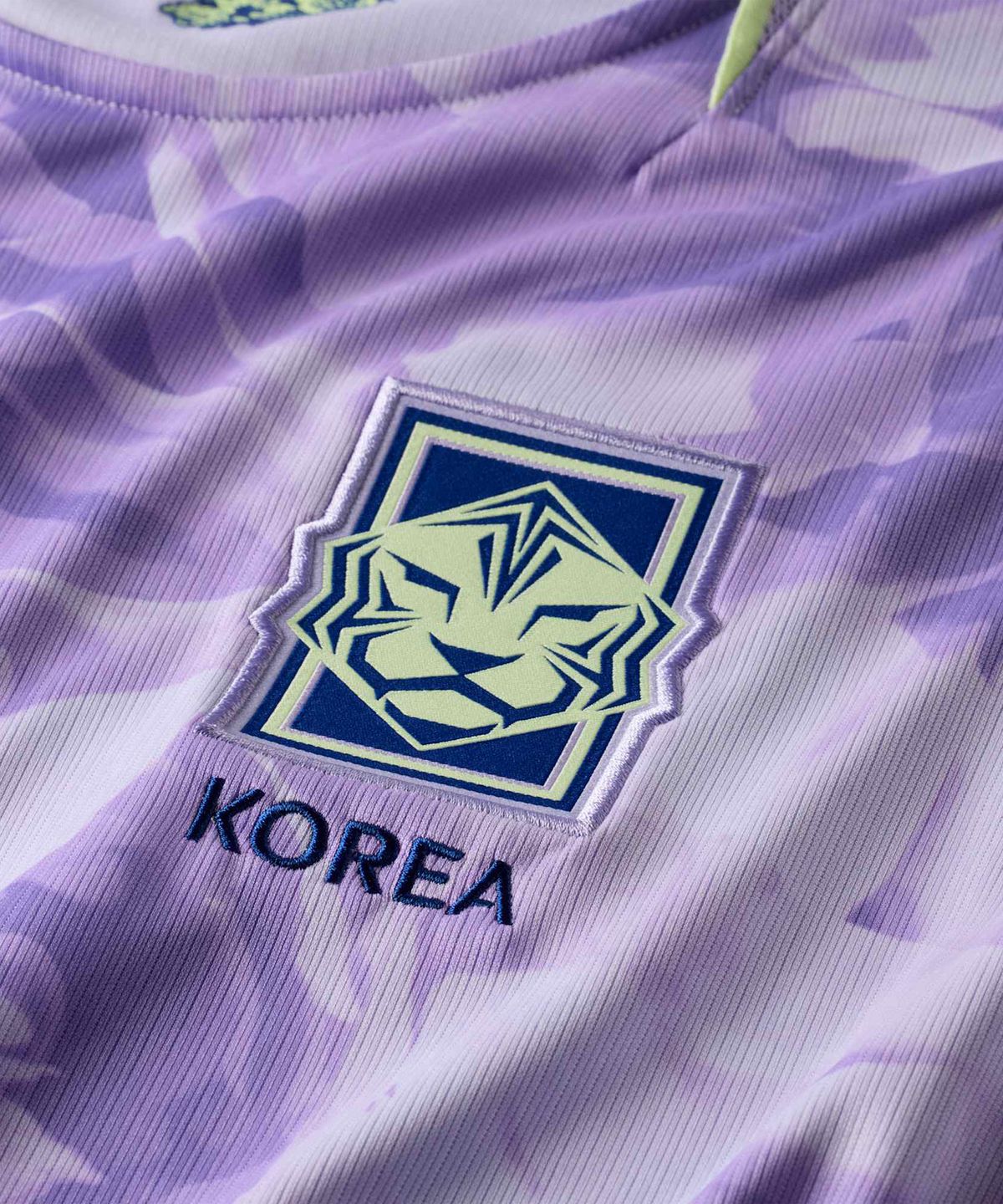 나이키(NIKE) 대한민국 2026 스타디움 어웨이 드라이 핏 축구 레플리카 저지 M - 스페이스 퍼플:애미시스트 틴트:글로벌 블루:라이트 리퀴드 라임 / IB5386-567