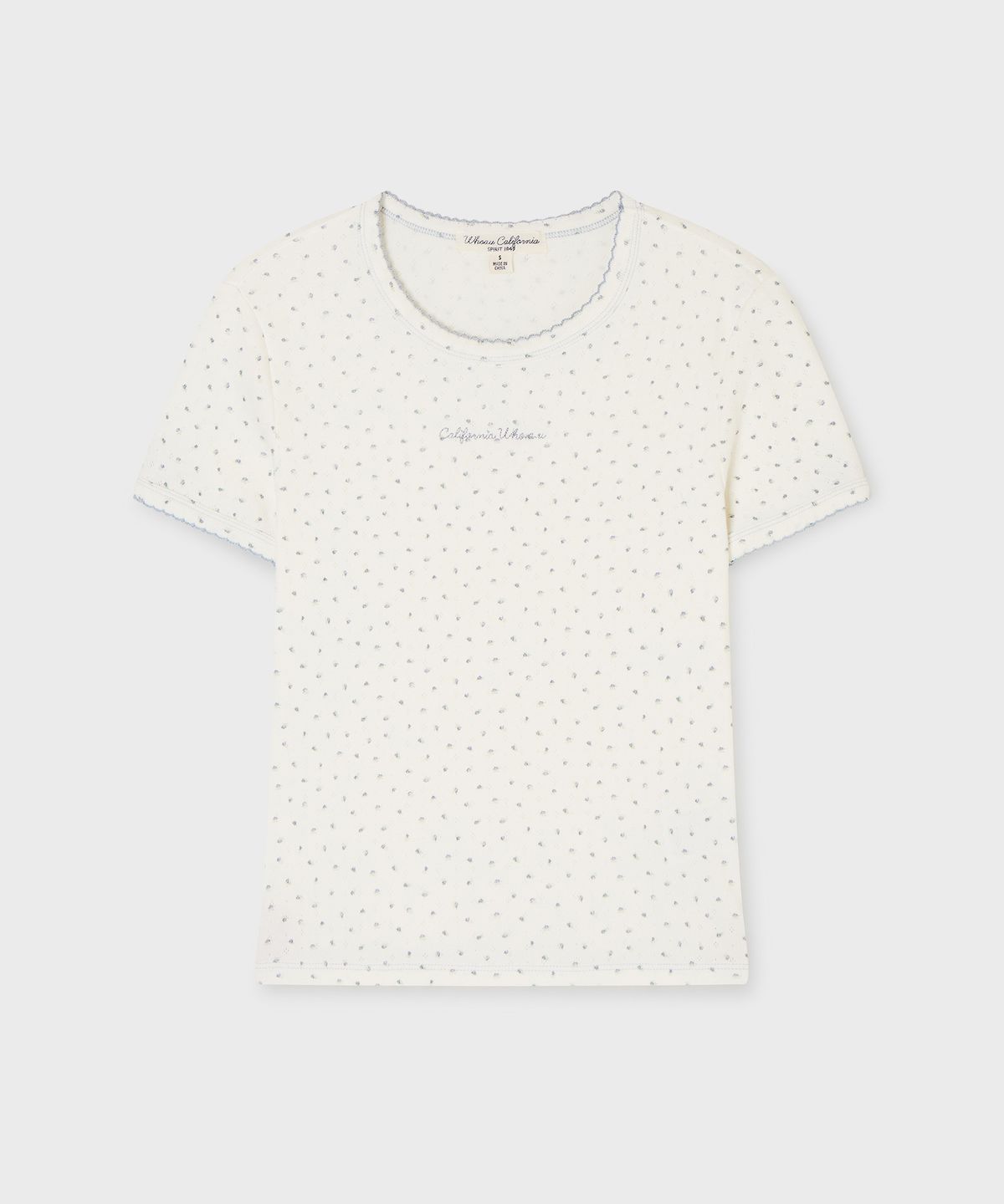 후아유(WHO.A.U) Feminine Picot T-shirt / WHRAG2531F
