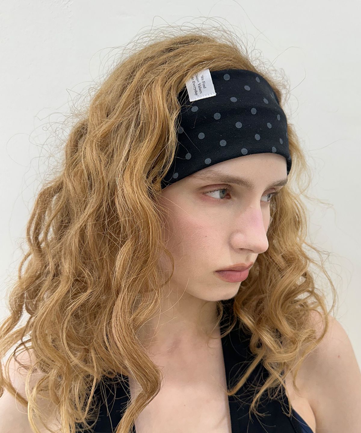 유지떼(USITE) LUNA DOT HAIR BAND, (BLACK) 헤어밴드