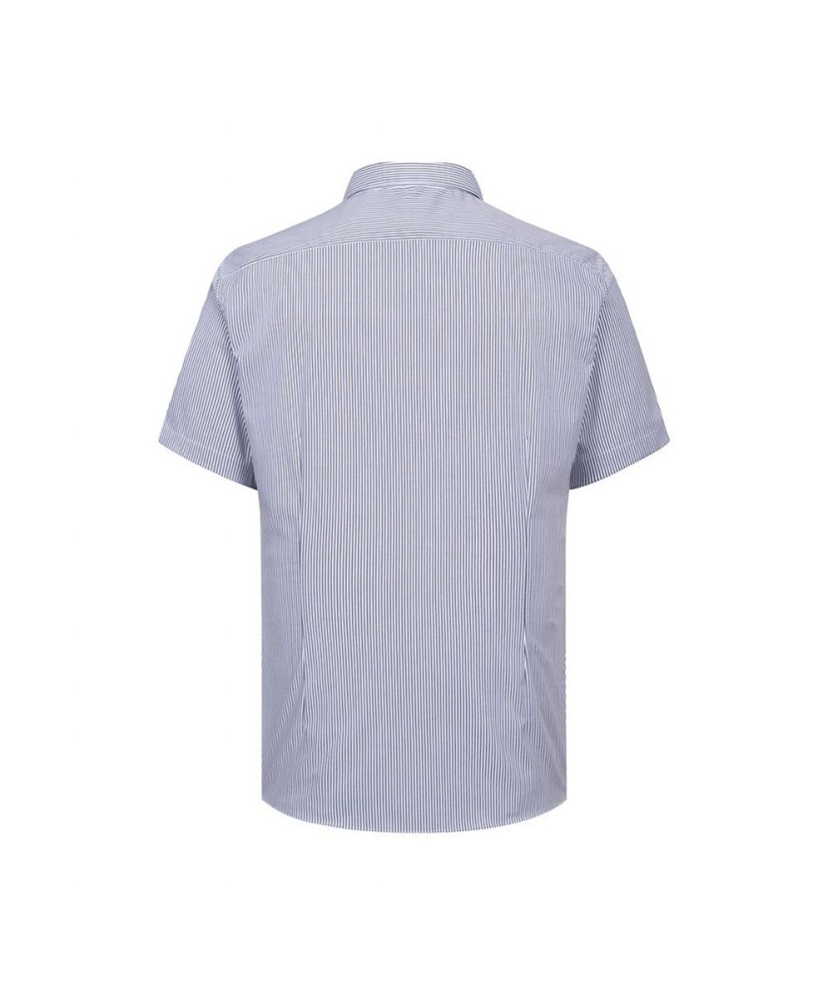 닥스셔츠(DAKS SHIRTS) 스트라이프 반팔셔츠 슬림핏 네이비_DLS2SHDS320N1