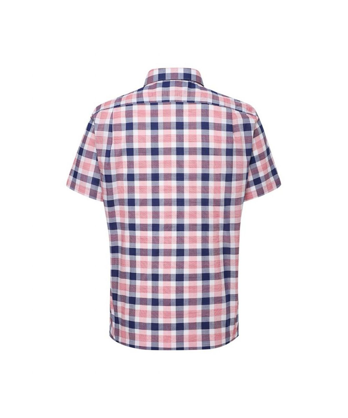 닥스셔츠(DAKS SHIRTS) 면혼방 미디움체크 캐주얼 반팔셔츠 레귤러핏_DLS2SHCS412P1