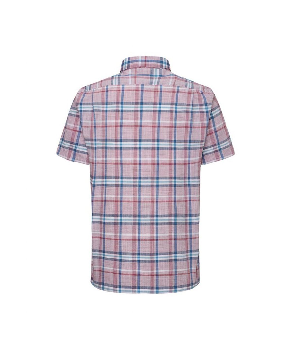 닥스셔츠(DAKS SHIRTS) 면혼방 스트레치 미디움체크 캐주얼 반팔셔츠 레귤러핏_DLS2SHCS424P1