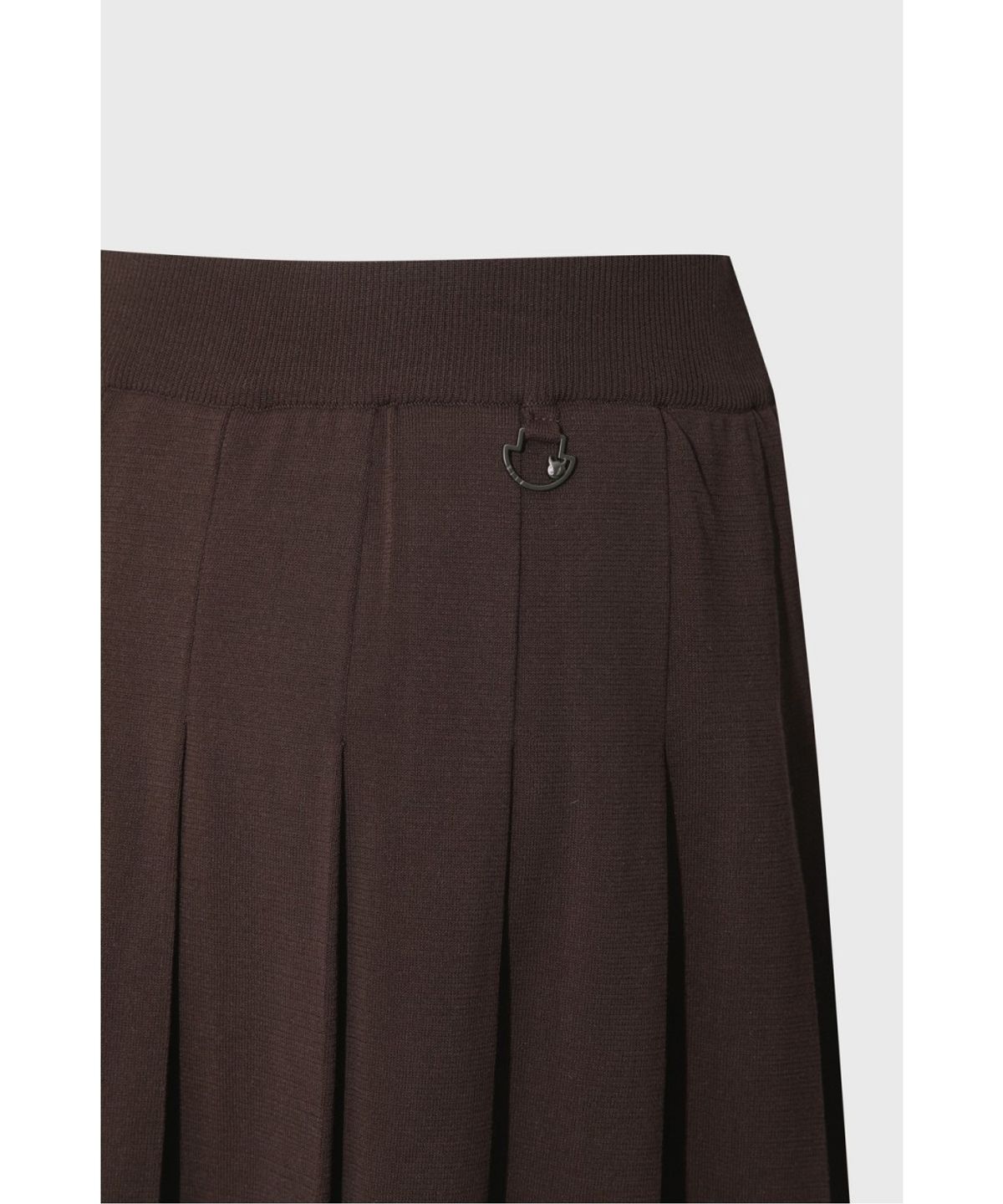 왁(WAAC) Women Faux Layered Pleats Knit Skirt (Set-up) WWWAM26503BRD