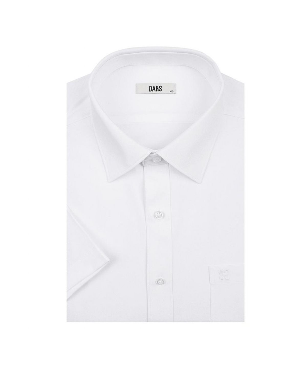 닥스셔츠(DAKS SHIRTS) 면혼방 스트레치 솔리드 드레스 반팔셔츠 레귤러핏_DLS2SHDS402A1