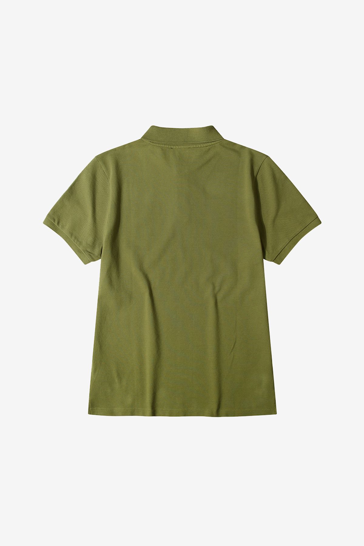 르몽생미셸(LE MONT ST MICHEL) Embroidery Botton Polo T-shirt_Khaki