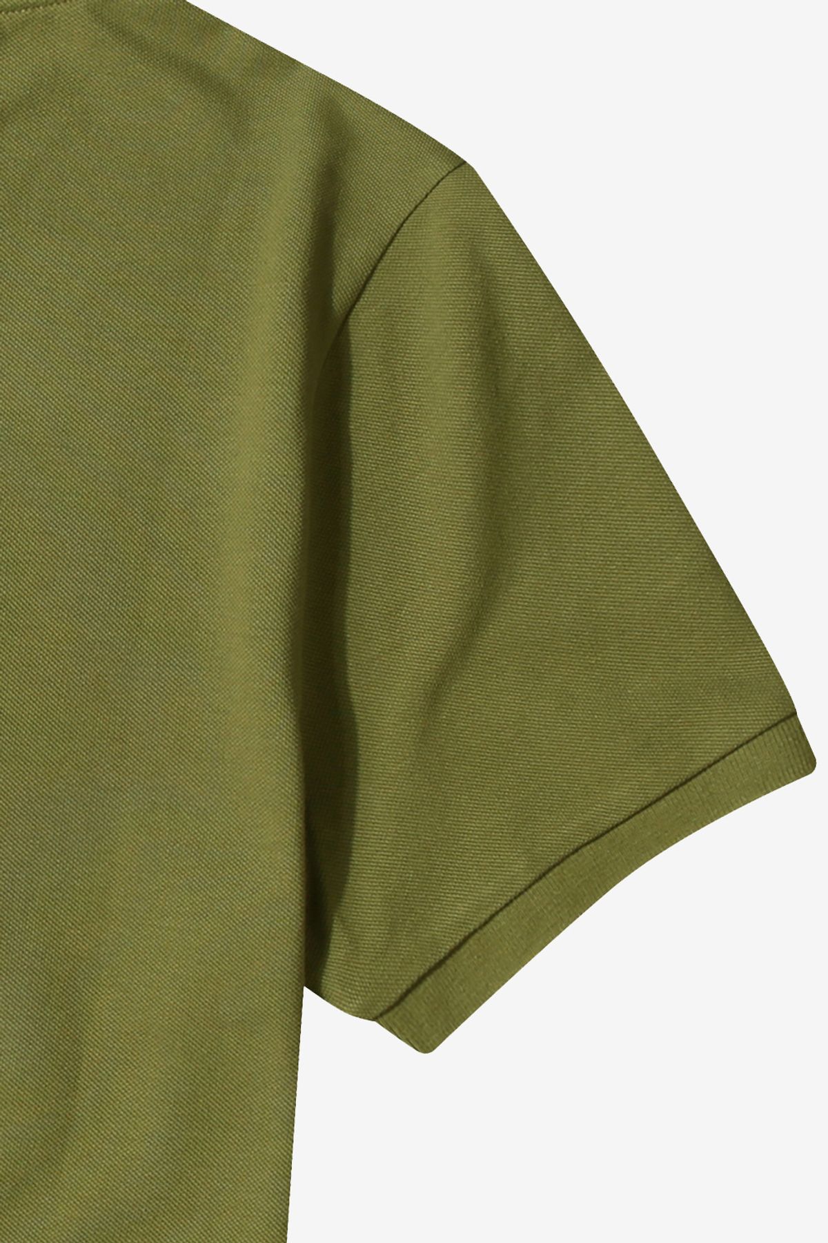 르몽생미셸(LE MONT ST MICHEL) Embroidery Botton Polo T-shirt_Khaki