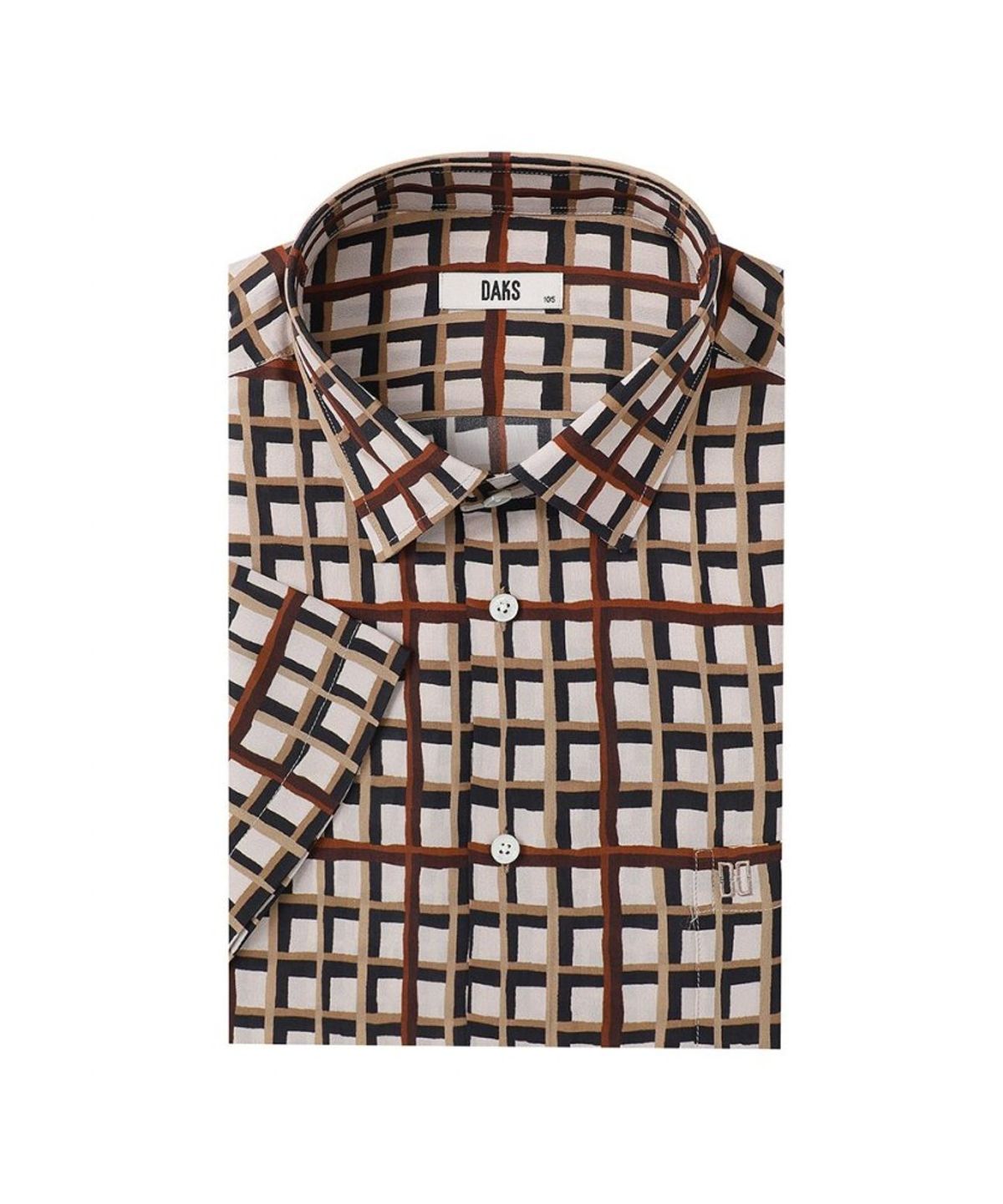 닥스셔츠(DAKS SHIRTS) 케어 풍기인견 체크 캐주얼 셔츠_DMS1SHCS145I1