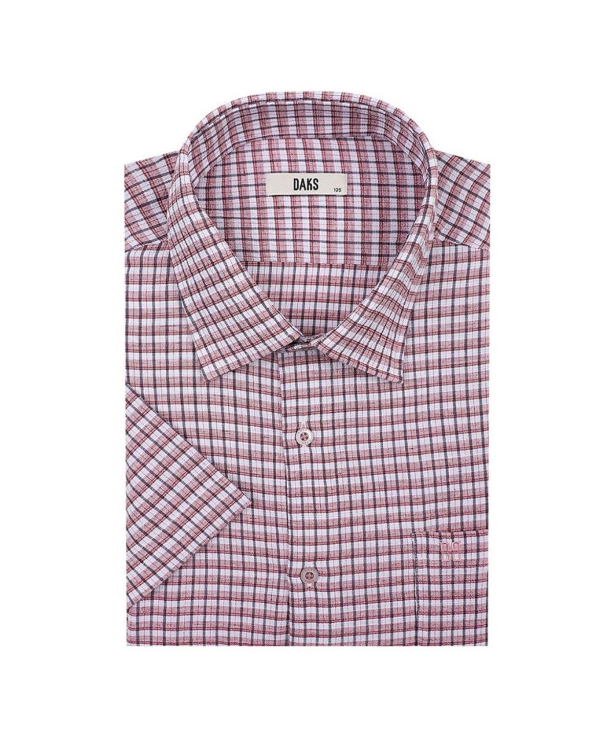 닥스셔츠(DAKS SHIRTS) 이지케어 린넨혼방 스트레치 스몰체크셔츠_DMS3SHCS110R1