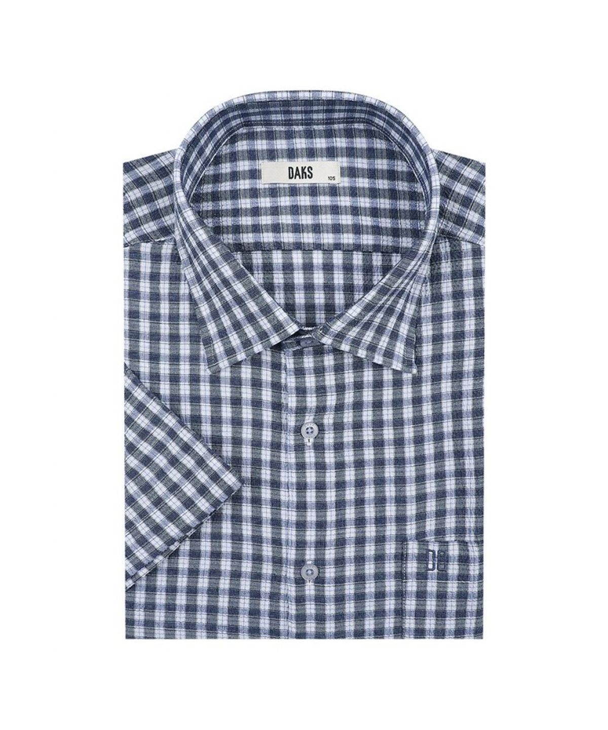 닥스셔츠(DAKS SHIRTS) 이지케어 린넨혼방 스트레치 스몰체크셔츠_DMS3SHCS111N1