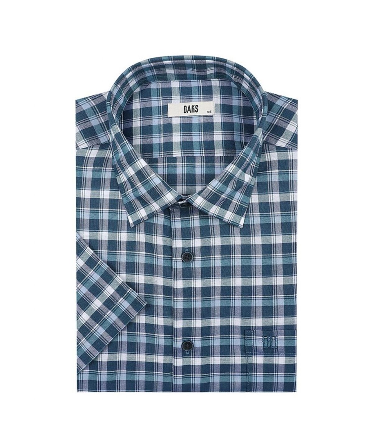닥스셔츠(DAKS SHIRTS) 이지케어 린넨혼방 스몰체크셔츠_DMS3SHCS112E1