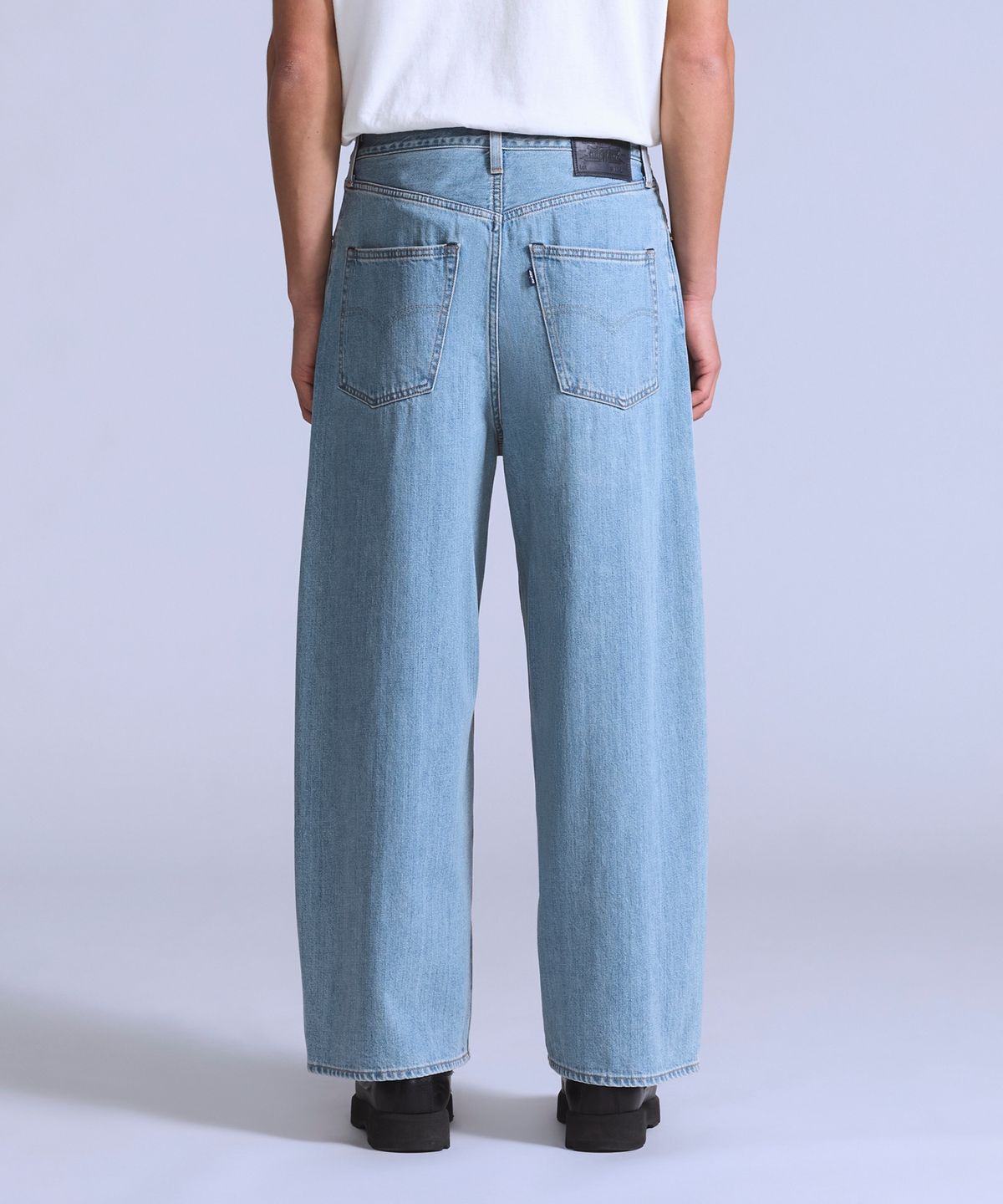리바이스(LEVI'S) BLUETAB™ 와이드레그 플리츠 크롭 진 A9136-0002