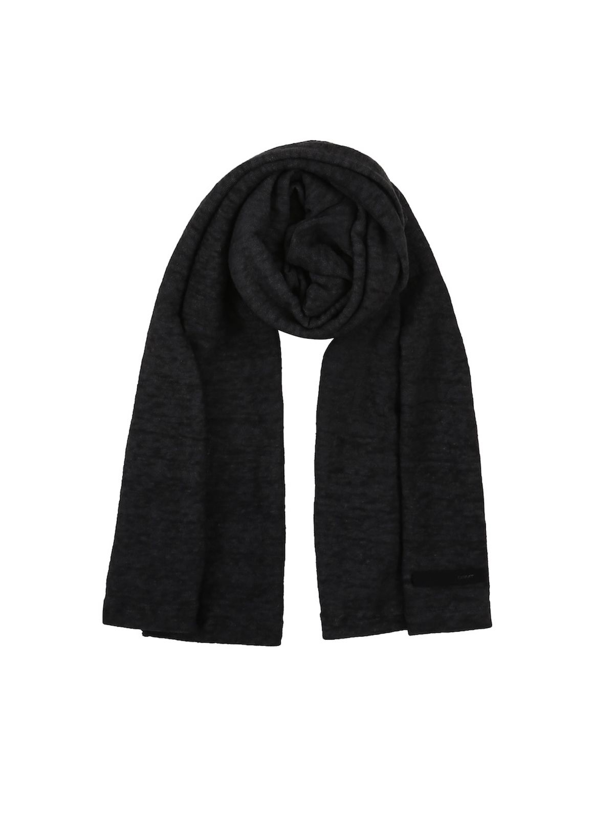 디에스엠티(DSMT) OVERDYED LINEN SCARF_BLACK