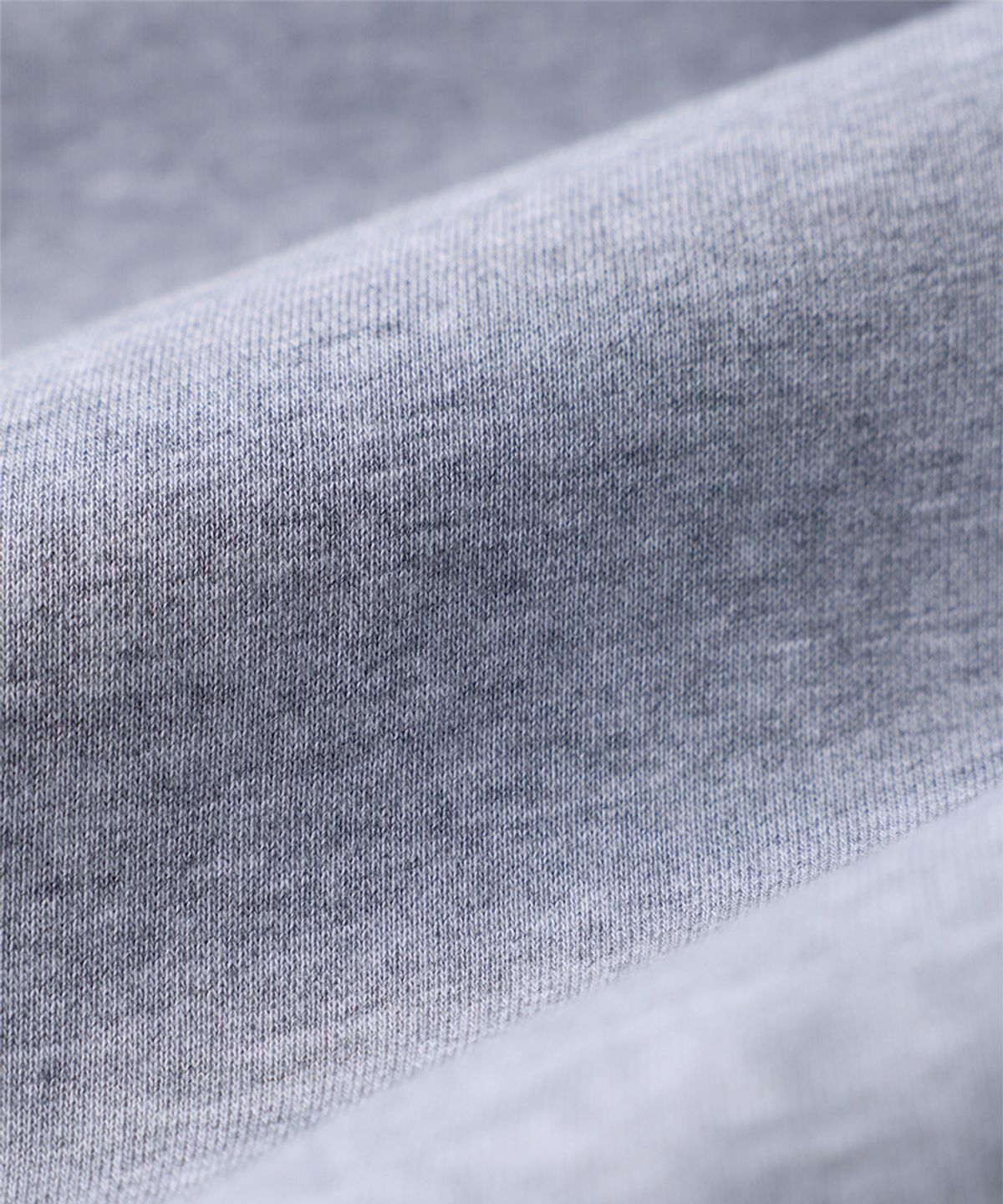 건지 울른스(Guernsey Woollens) 스웻 카라 반팔 티셔츠 - 멜란지 그레이