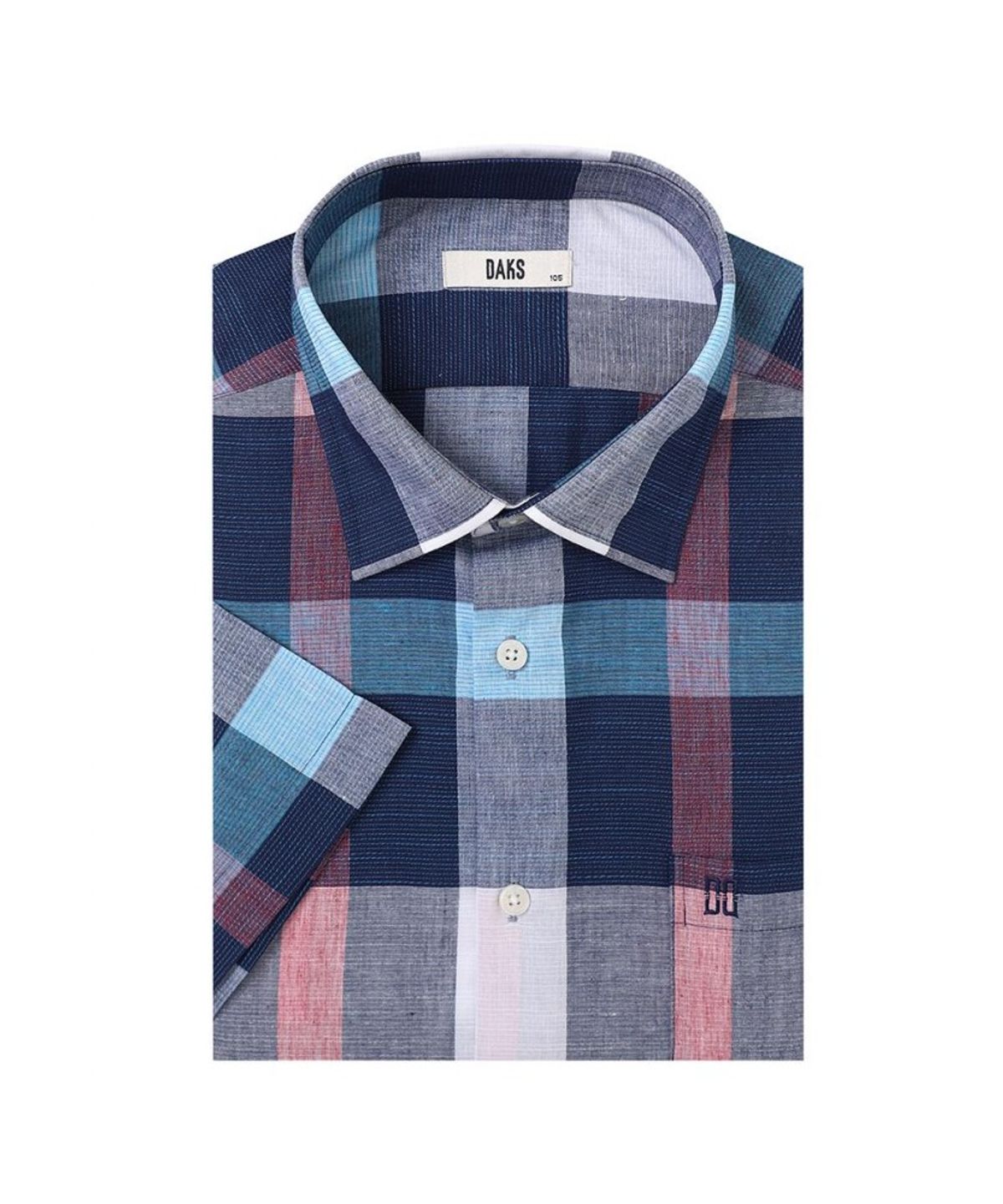 닥스셔츠(DAKS SHIRTS) 케어 린넨혼방 빅체크 캐주얼 셔츠_DMS3SHCS130N1