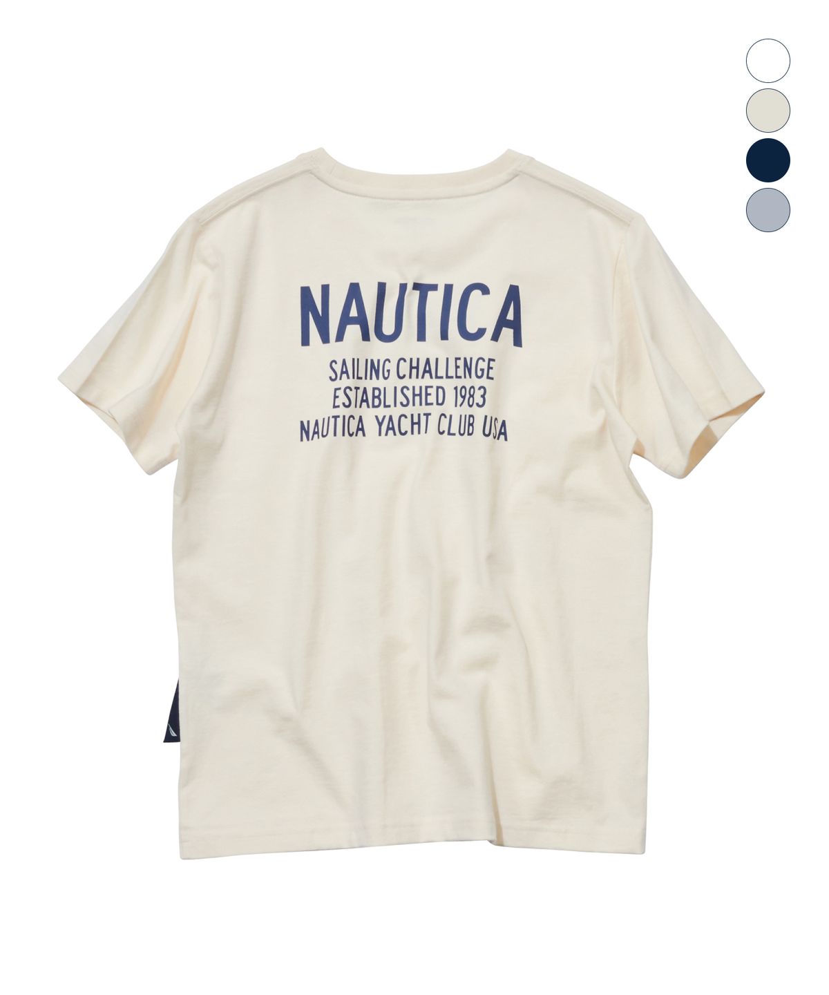 노티카(NAUTICA) 세일링 요트 클럽 티셔츠(4colors) NTS3864