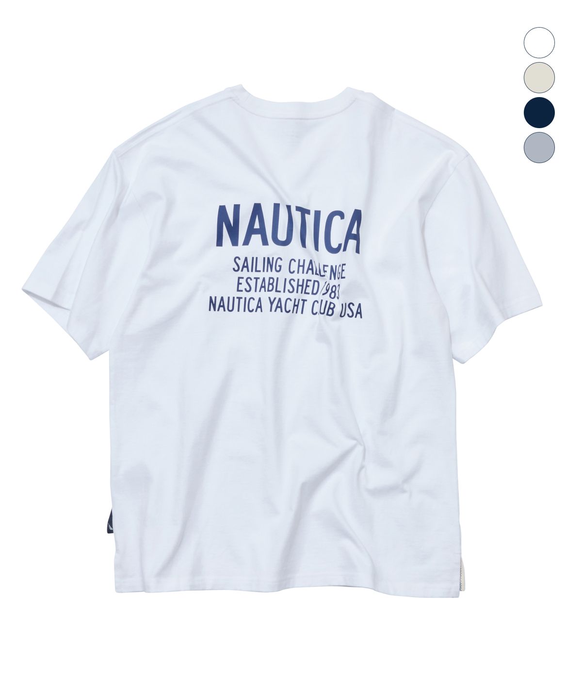노티카(NAUTICA) 세일링 요트 클럽 티셔츠(4colors) NTS3864