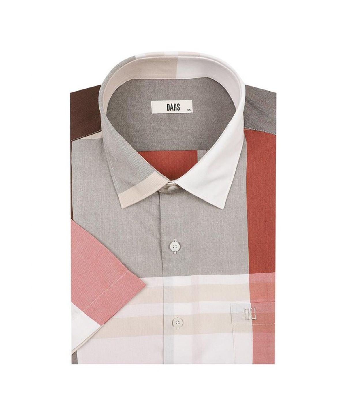 닥스셔츠(DAKS SHIRTS) 케어 면혼방 슈퍼빅체크 캐주얼 셔츠_DMS3SHCS132W1