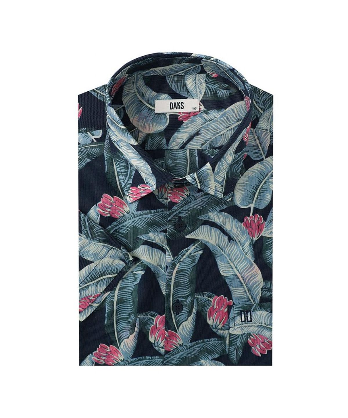 닥스셔츠(DAKS SHIRTS) 케어 레이온혼방 트로피칼 프린트셔츠_DMS1SHCS134N1