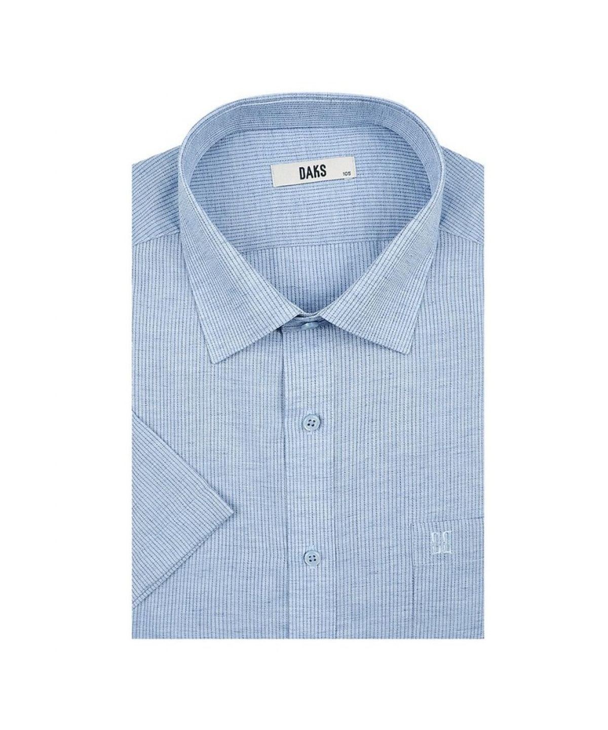 닥스셔츠(DAKS SHIRTS) 면혼방 패턴 드레스 반팔셔츠 레귤러핏_DLS2SHDS423B1