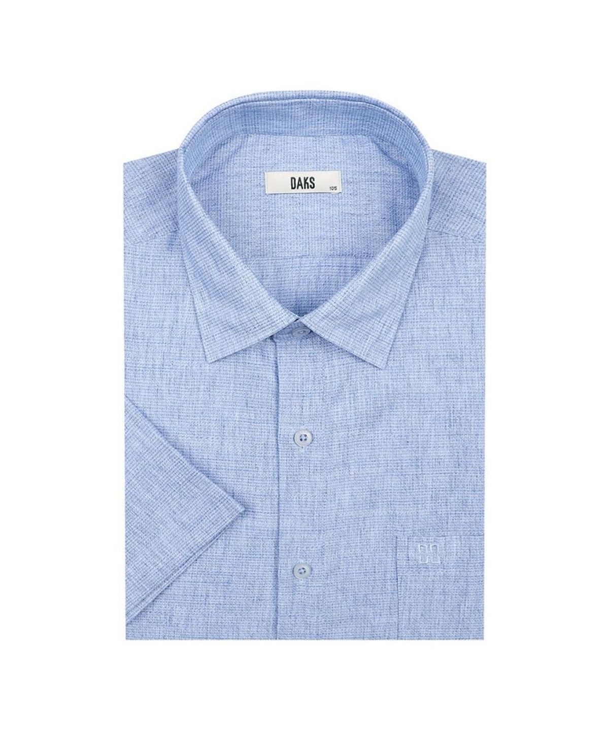닥스셔츠(DAKS SHIRTS) 린넨혼방 패턴 캐주얼 반팔셔츠 레귤러핏_DLS2SHCS401B1