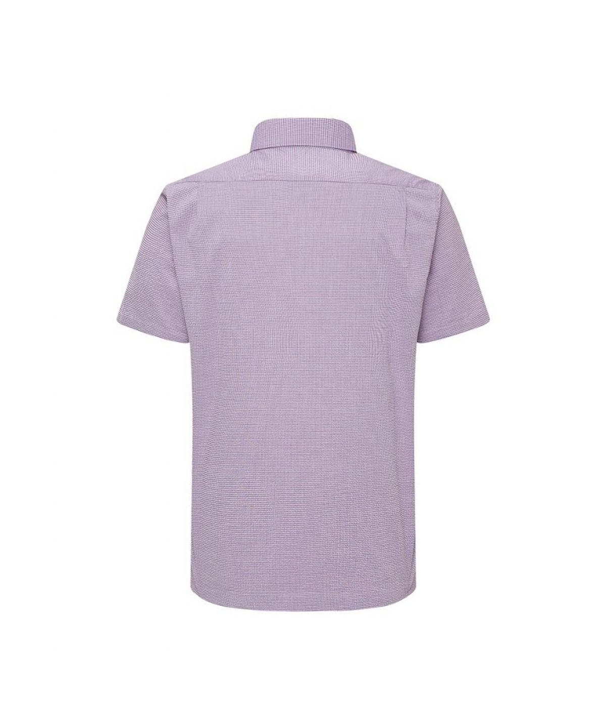 닥스셔츠(DAKS SHIRTS) 면혼방 스트레치 마이크로체크패턴 캐주얼 반팔셔츠 레귤러핏_DLS2SHCS402V1