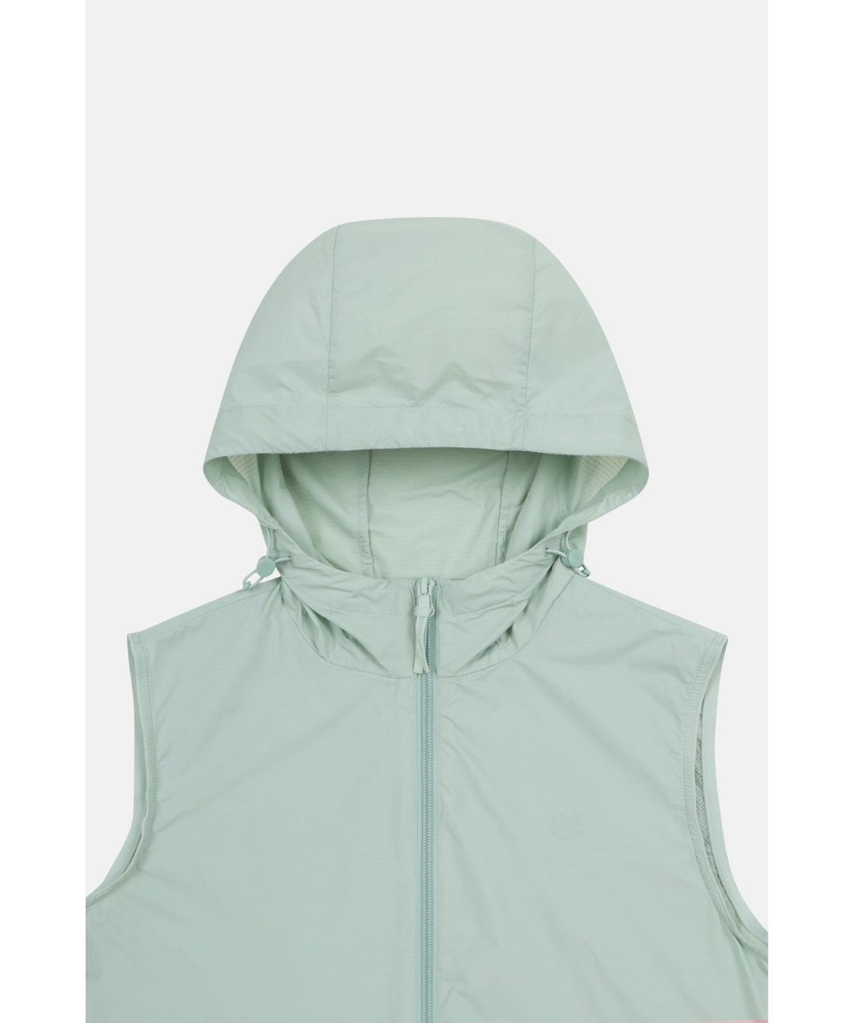 코오롱스포츠(KOLON SPORT) 여성 레귤러핏 후드 방풍 베스트 JKVAM26312LMI