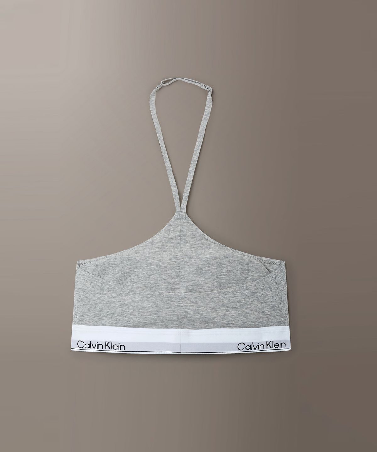 캘빈클라인 언더웨어(CALVIN KLEIN UNDERWEAR) 여성 아이콘 코튼 모달 홀터 브라렛_QF8669ADP7A