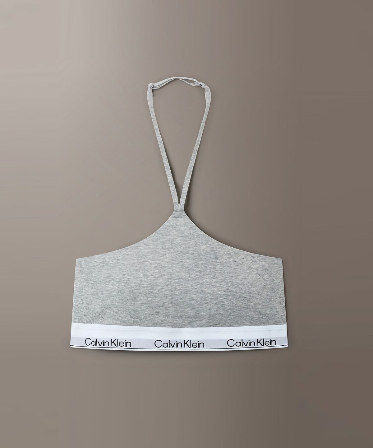 캘빈클라인 언더웨어(CALVIN KLEIN UNDERWEAR) 여성 아이콘 코튼 모달 홀터 브라렛_QF8669ADP7A