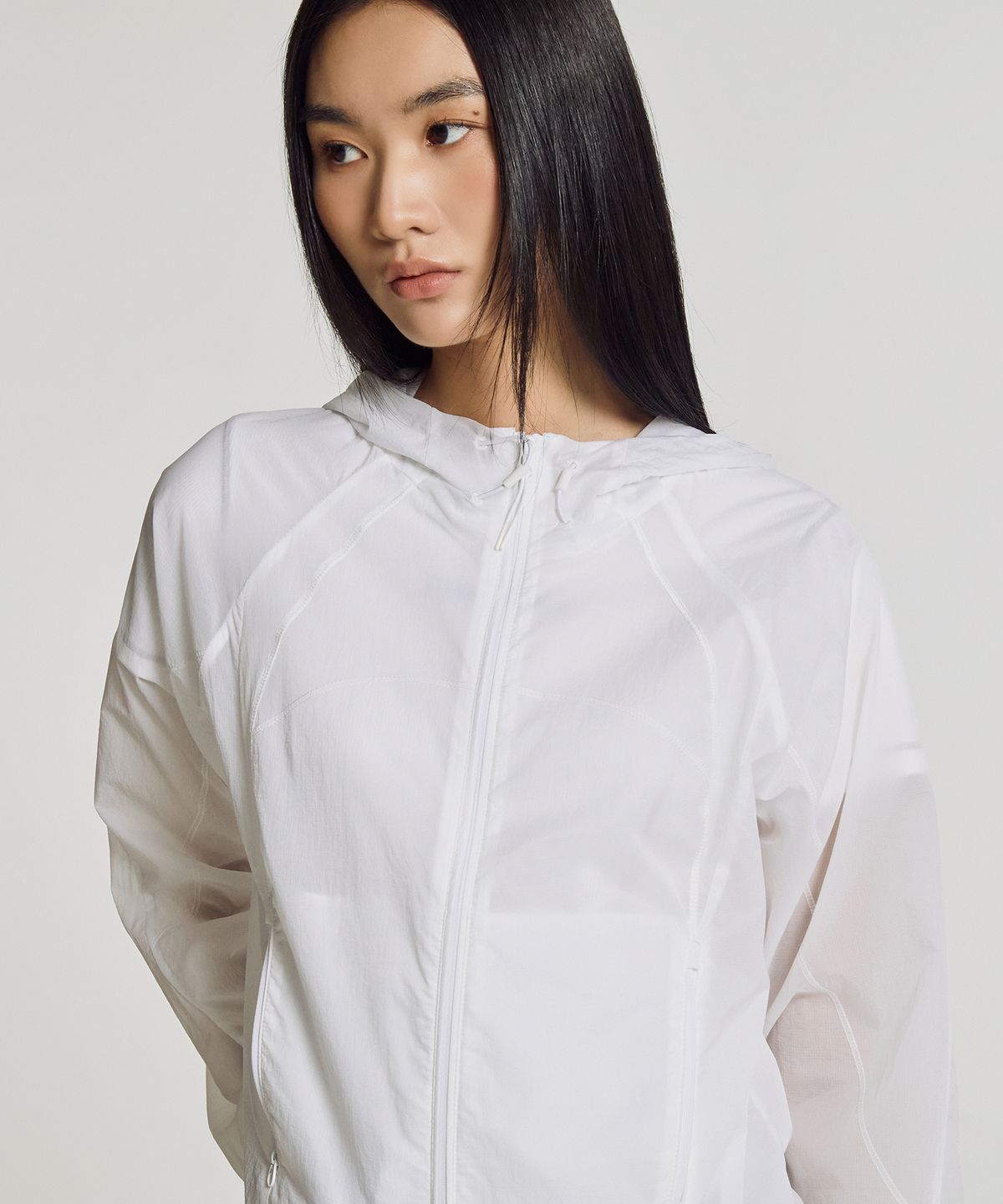 뉴발란스(NEW BALANCE) NBNAG2W512 / WOMEN 브리즈라이트 초경량 패커블 우븐자켓 (WHITE)