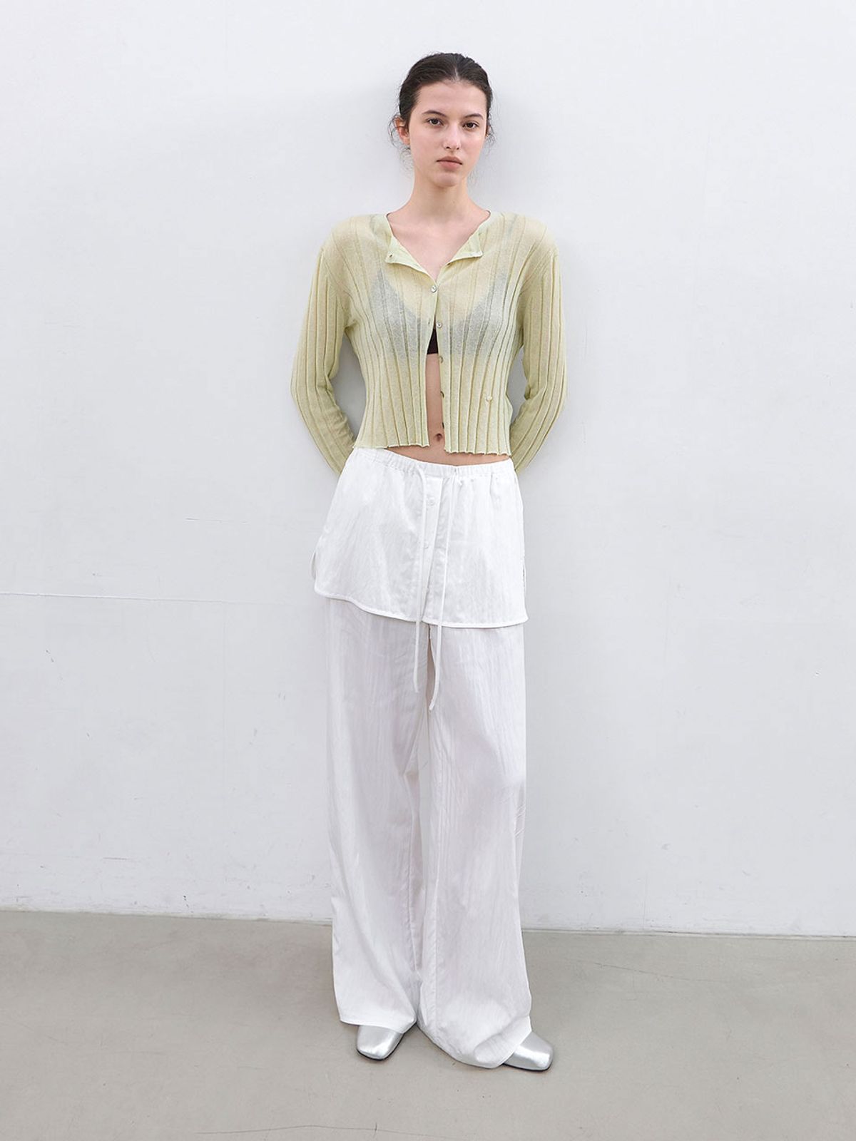 아틀리에 나인(ATELIER NAIN) BAND STRING SKIRT PANTS (PT-5779)
