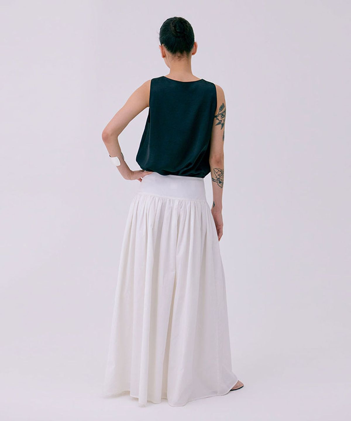 분더캄머(WNDERKAMMER) Layered Sleeveless Top_Black(레이어드 민소매 탑_블랙)