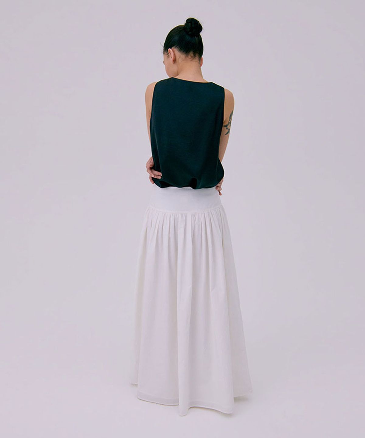 분더캄머(WNDERKAMMER) Layered Sleeveless Top_Black(레이어드 민소매 탑_블랙)