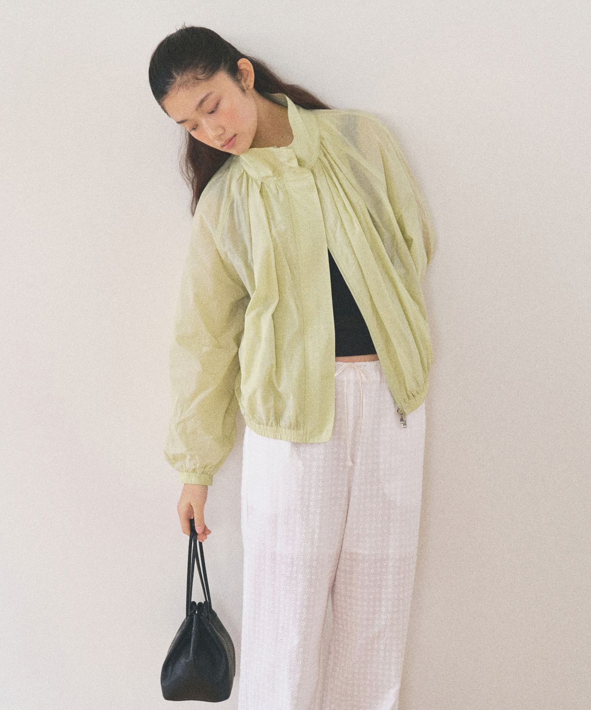 망고매니플리즈(MANGO MANY PLEASE) MONICA PUNCHING PANTS_WHITE