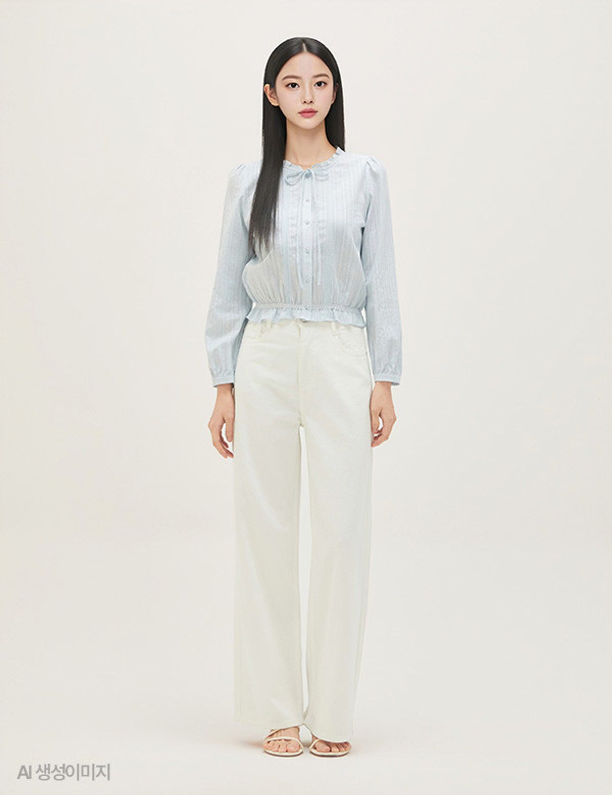 로엠(ROEM) 린넨 와이드 데님 RMTJG25G03