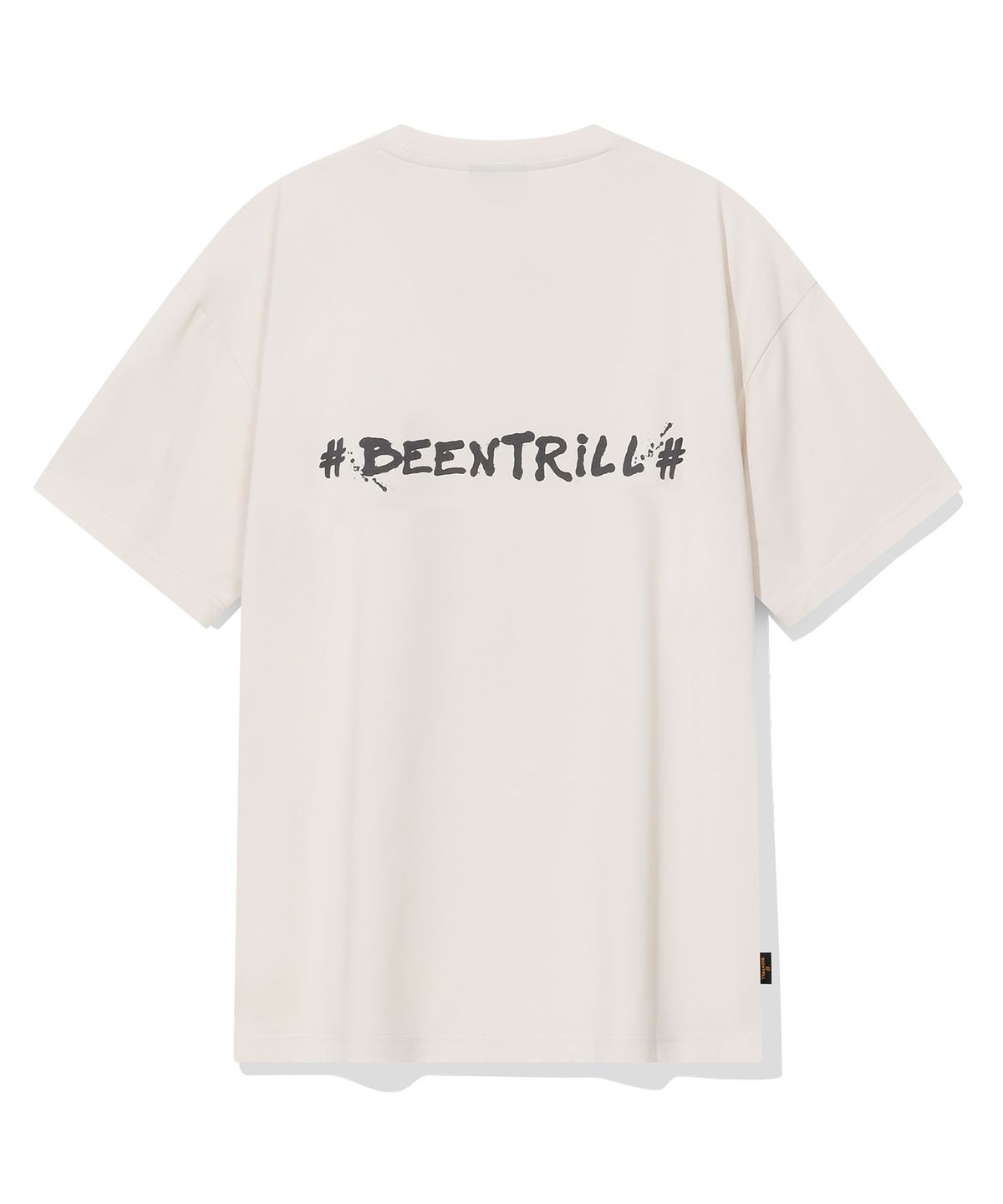 빈트릴(BEENTRILL) 택티컬 소매 포켓 오버핏 반팔티(샌드)