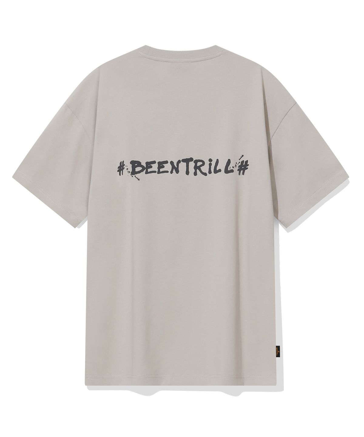 빈트릴(BEENTRILL) 택티컬 소매 포켓 오버핏 반팔티(라이트 베이지)