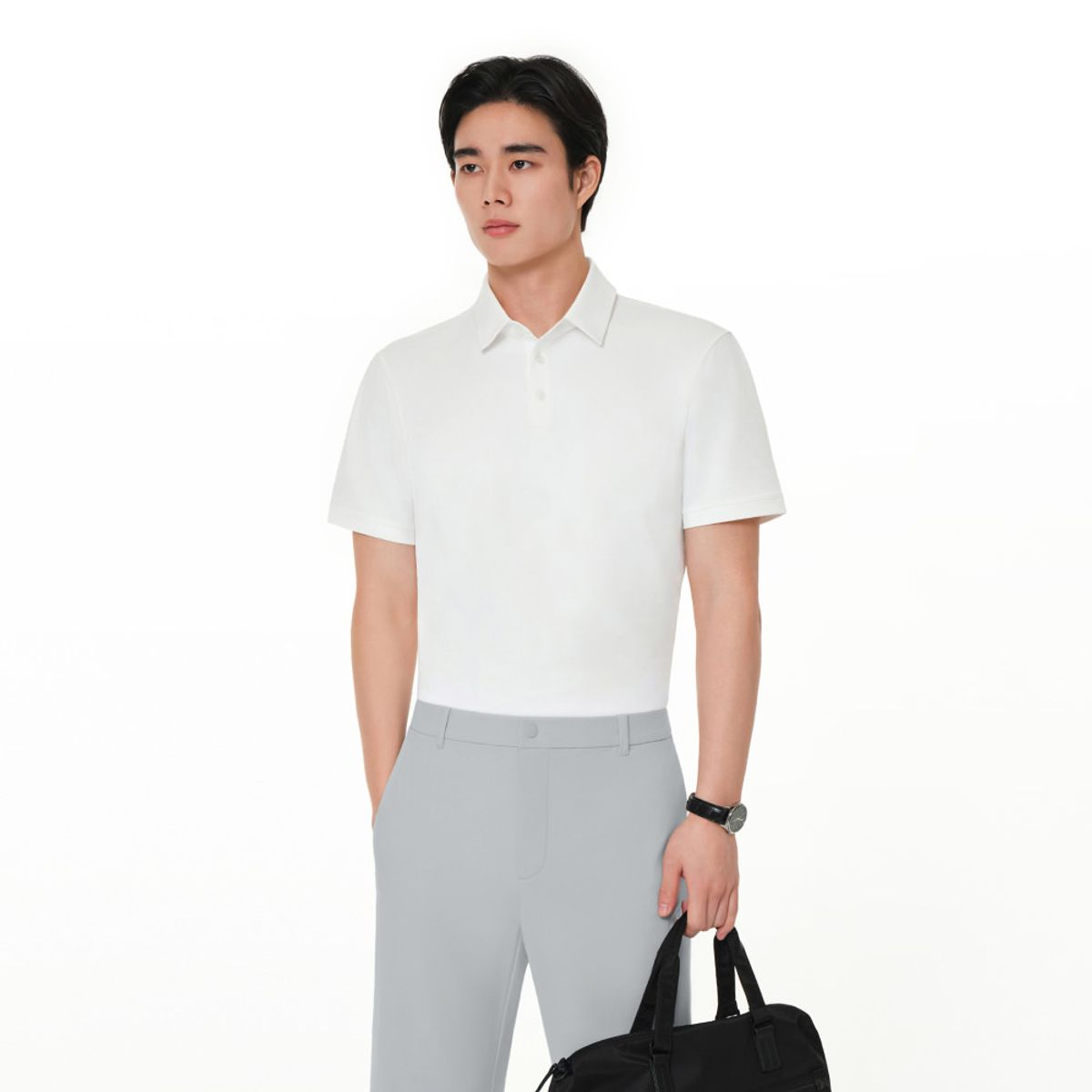 안다르(ANDAR) 에어리핏 페더 맨즈 폴로 숏슬리브