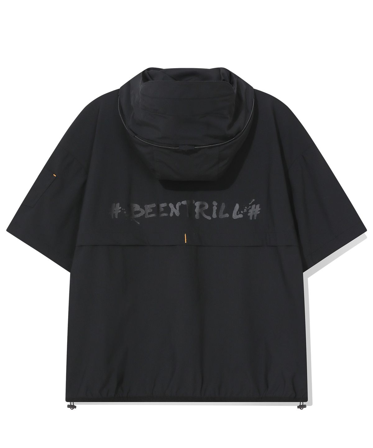 빈트릴(BEENTRILL) 우먼스 택티컬 퍼포먼스 후디 반팔 집업(블랙)