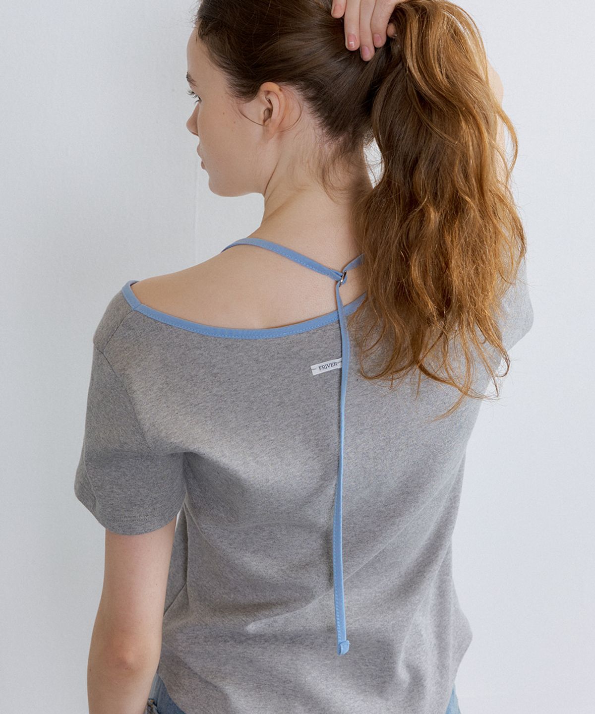 프리버07(FRIVER07) Halter strap ringer t-shirt [FRSP07TS22]_Gray
