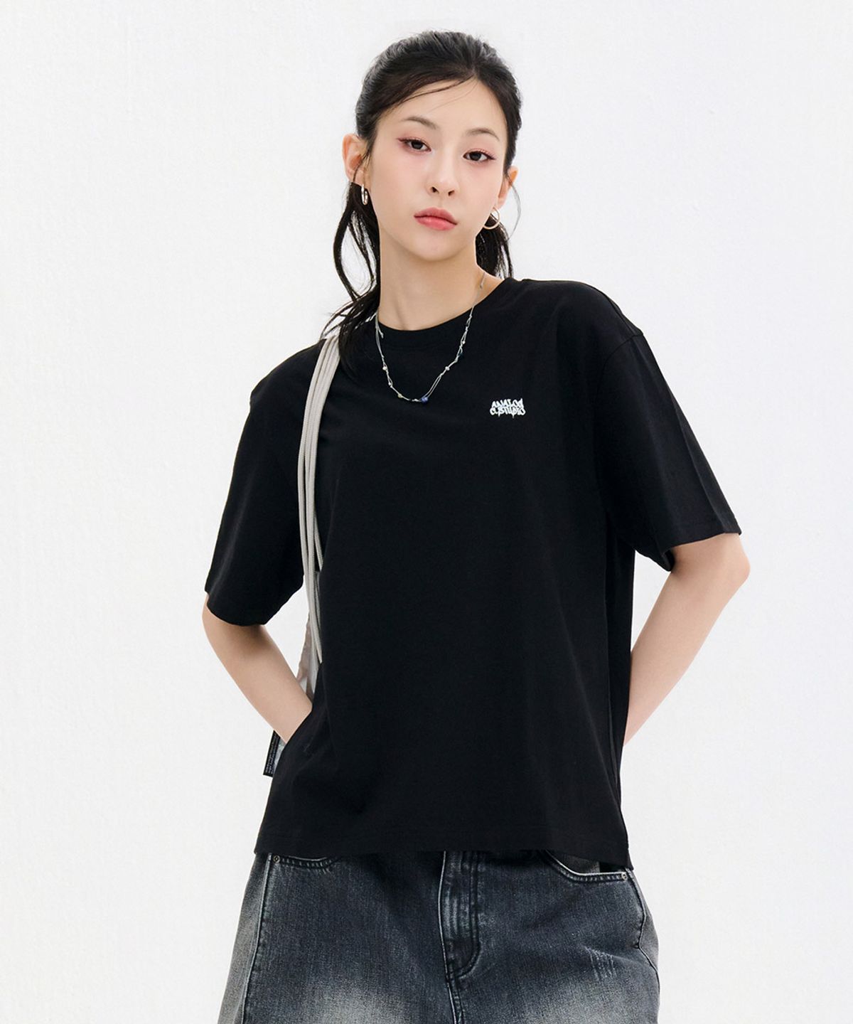체이스컬트(CHASECULT) 공용 그래피티 반팔 티셔츠-FBZU5803C03