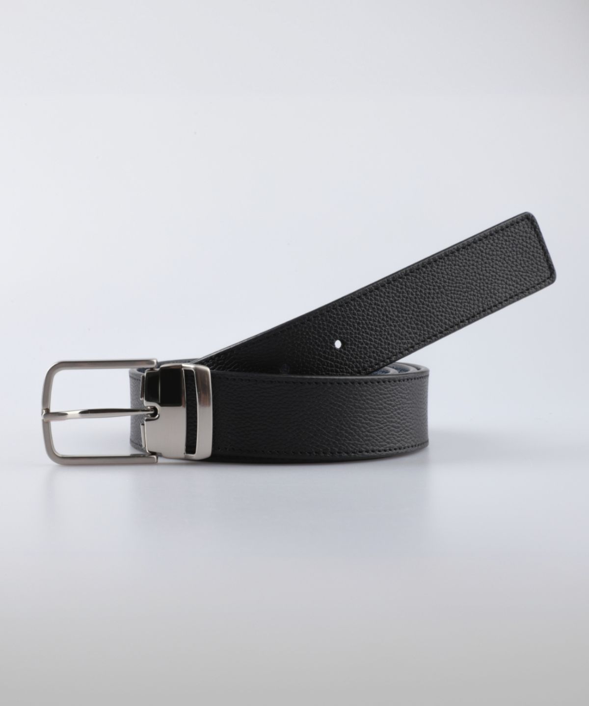셀러리아 디파르마(SELLORIA DIPARMA) 이탈리아 그레인 소프트 레더 벨트 30mm [브라운/블랙]