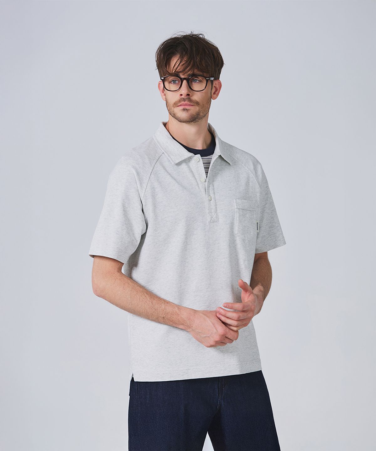건지 울른스(Guernsey Woollens) 레글런 카라 반팔 티셔츠 컬렉션