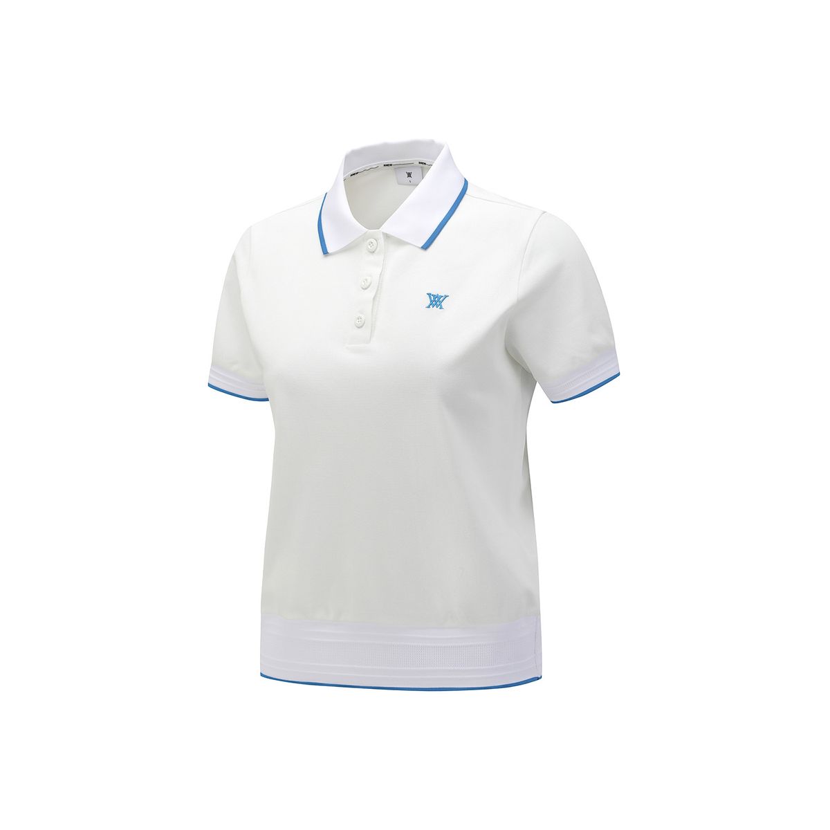 어뉴골프(ANEW GOLF) WOMEN ROPE LOGO T-SHIRT_WH
