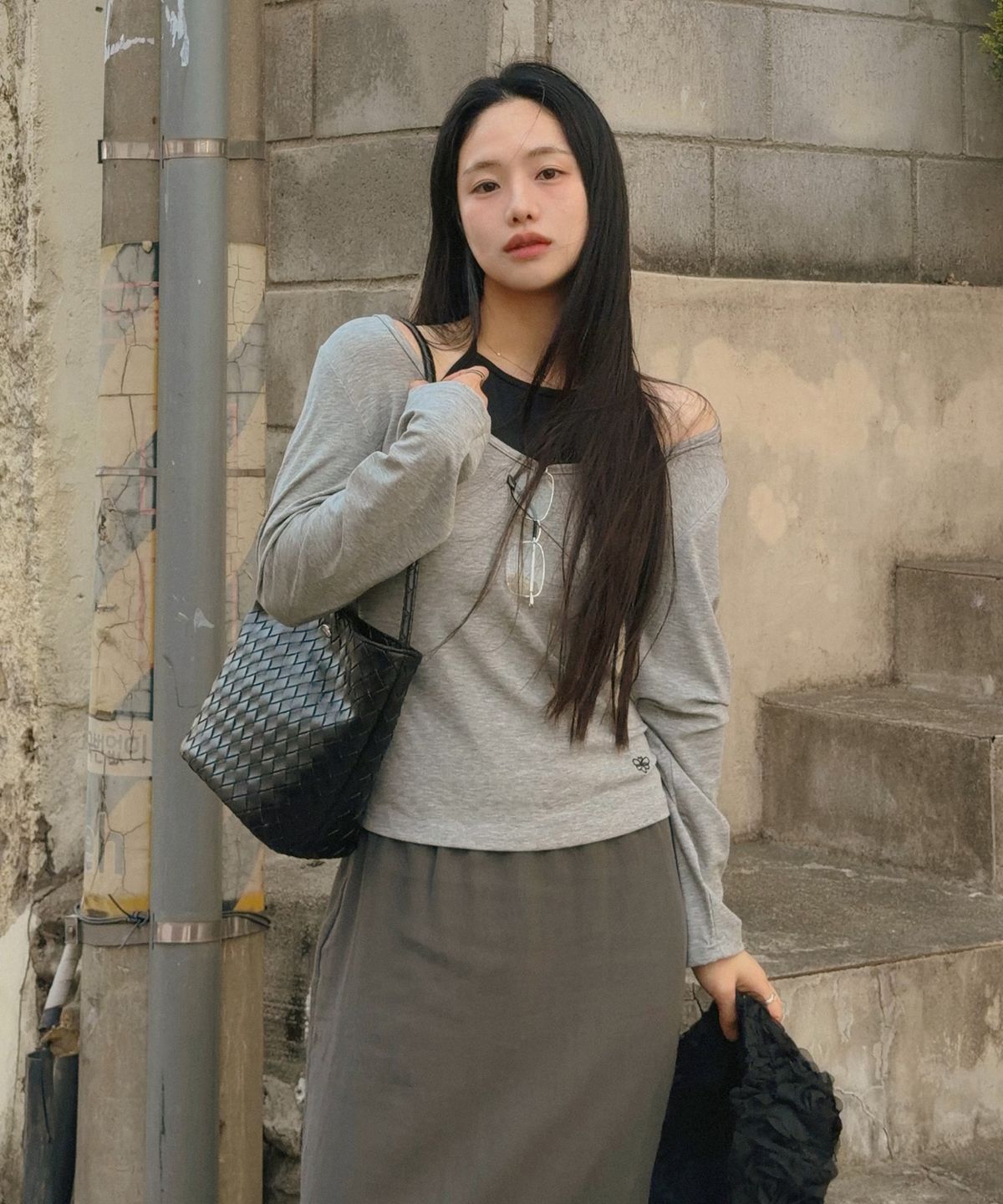 고세(GOCCE) 아렌위빙숄더백 GN245K