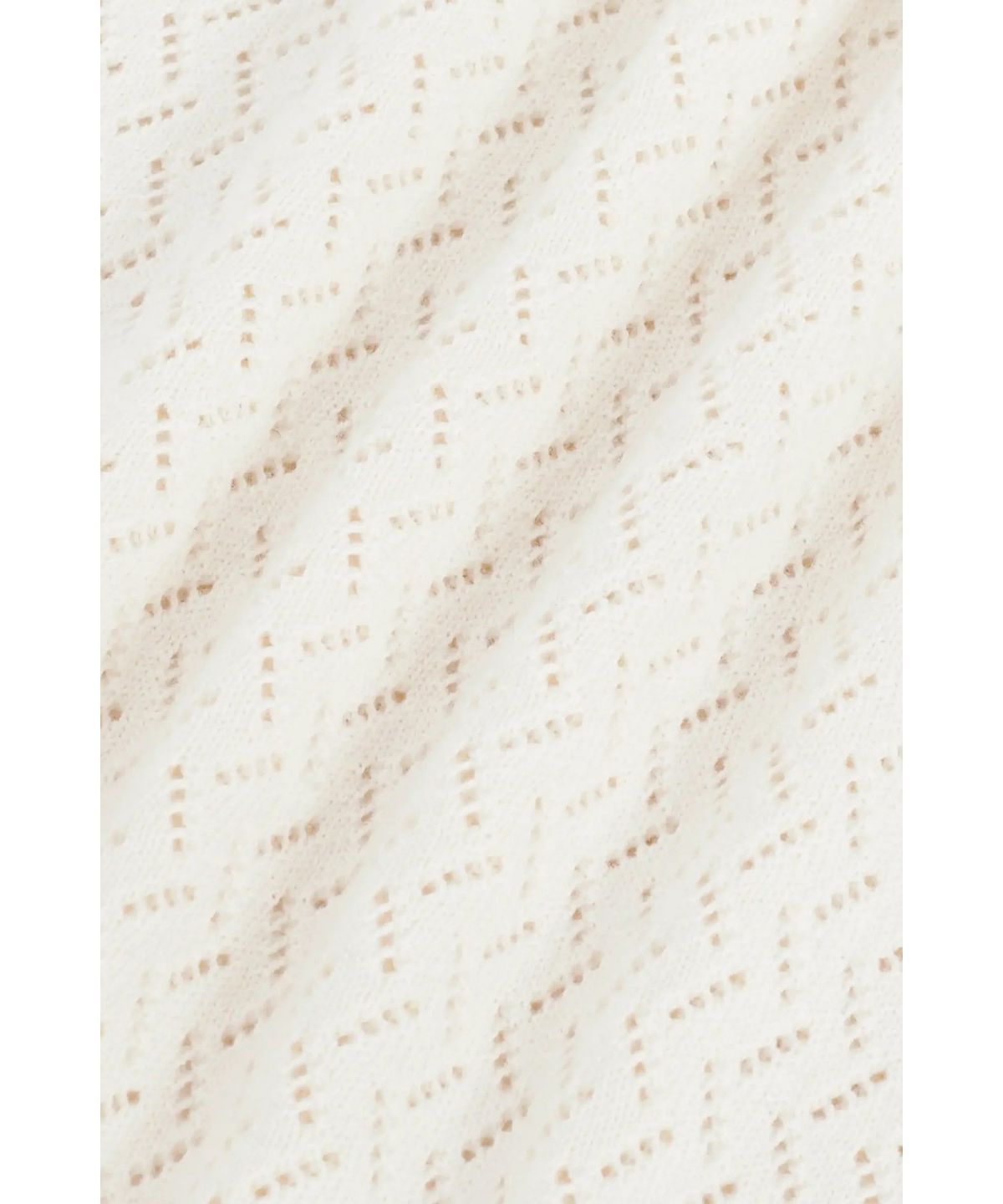 드롤드무슈(DROLE DE MONSIEUR) 미러 D 아쥬레 니트 폴로 Polo Maille Ajoure D Miroir D0WPM26206WHM
